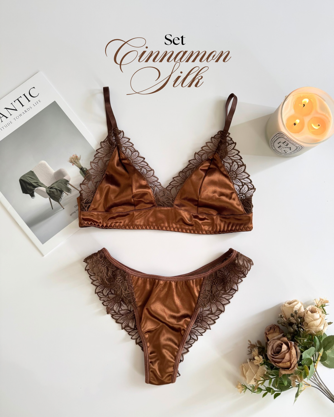 Set Cinnamon Silk