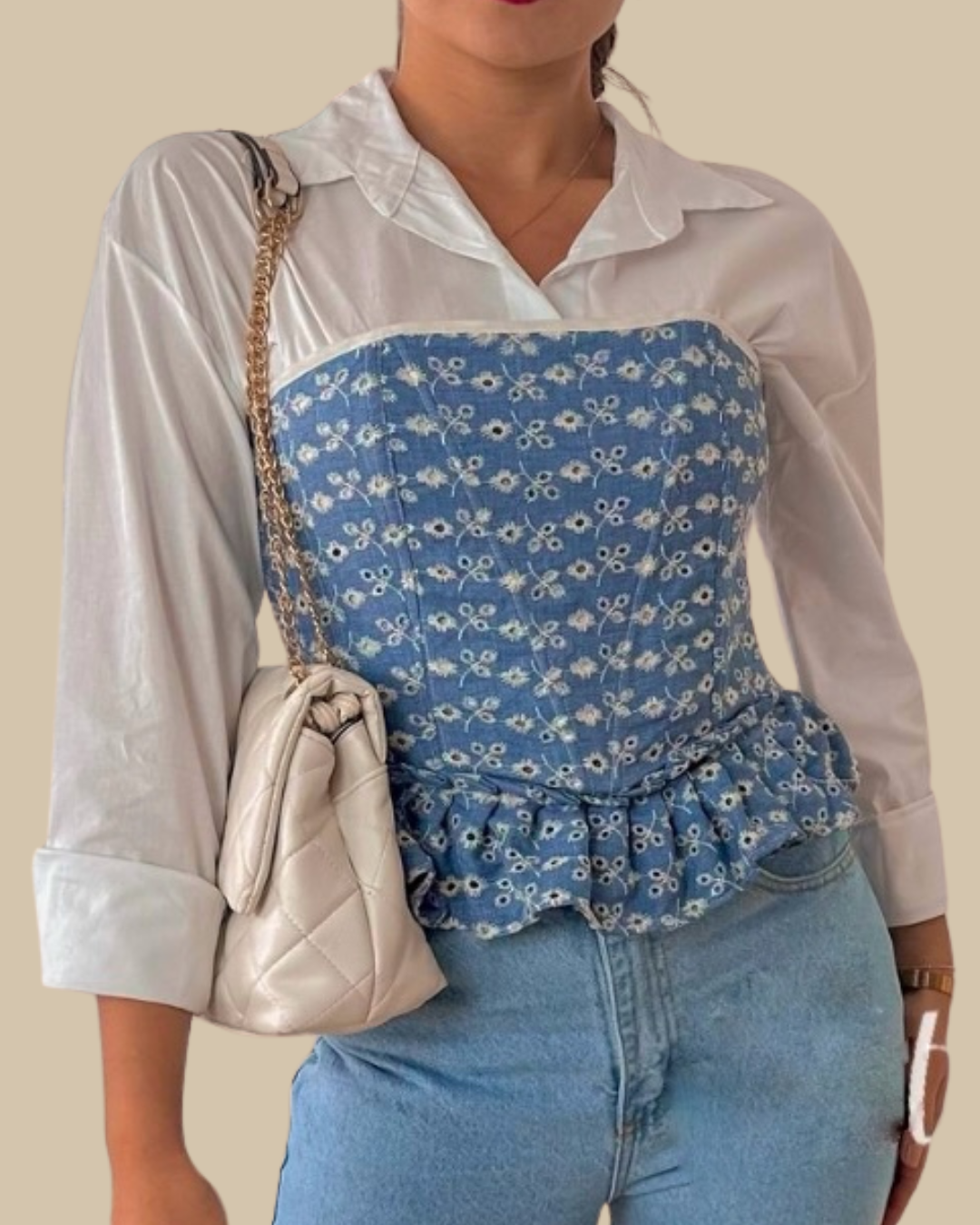 💙 Cornflower – senza spalline