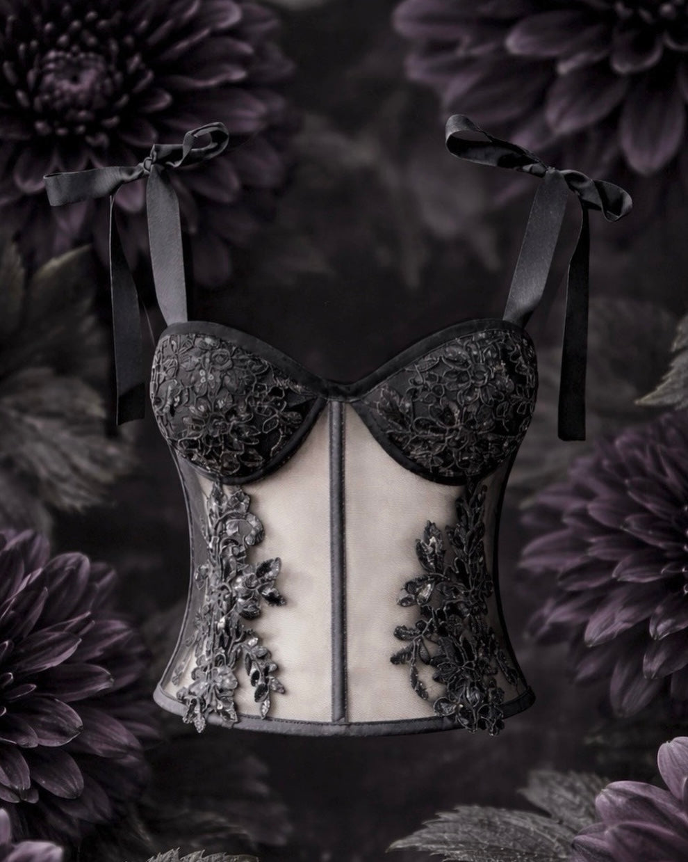 Black Dahlia Bustier