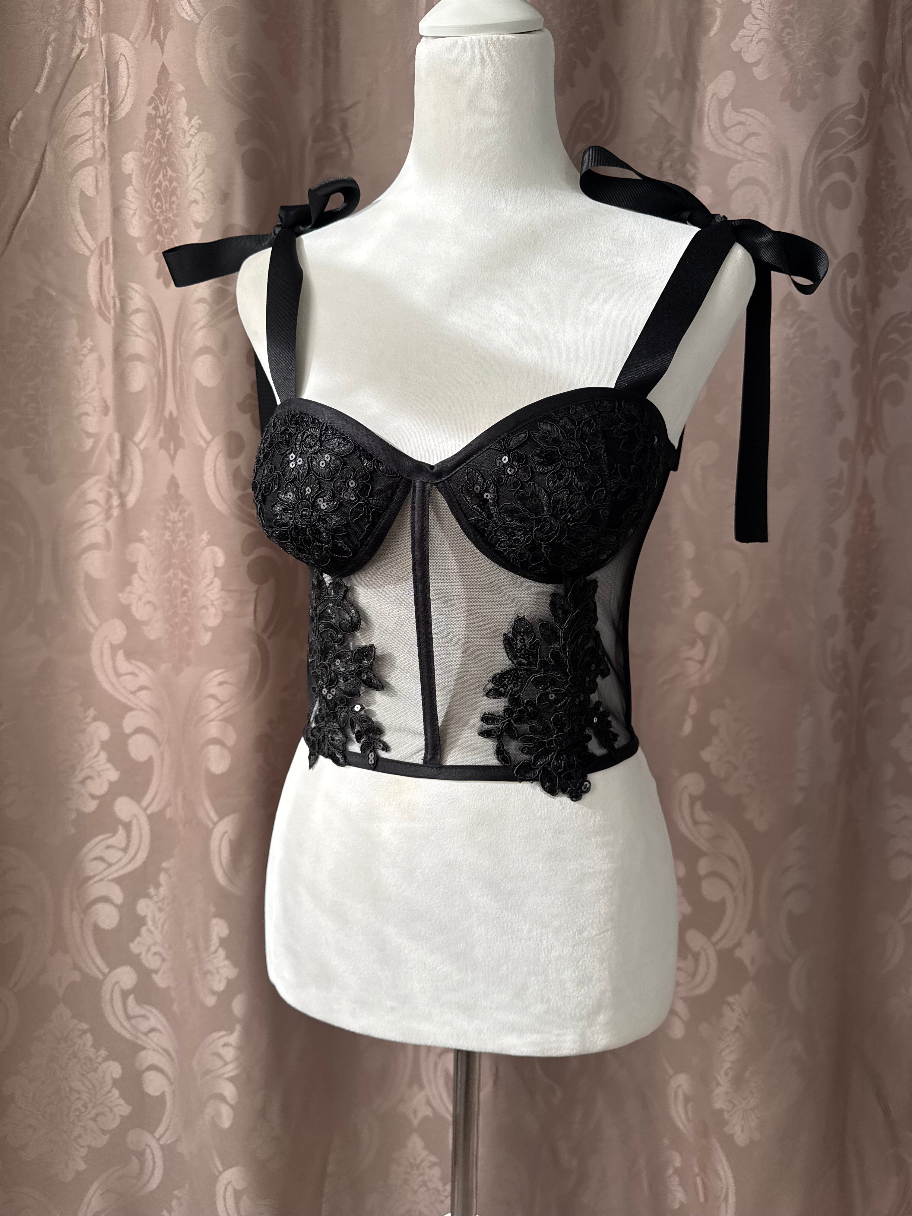 Black Dahlia Bustier