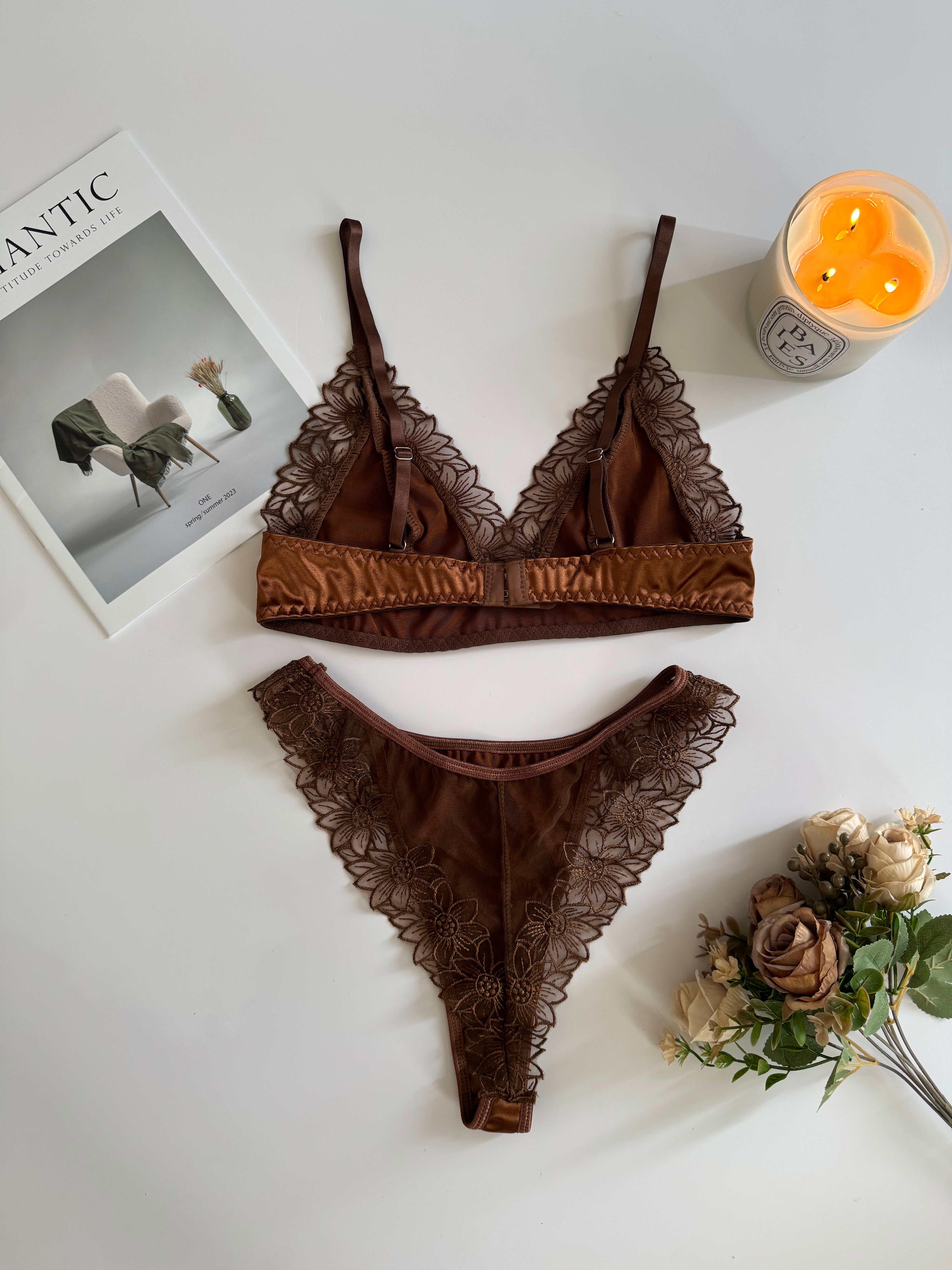 Set Cinnamon Silk