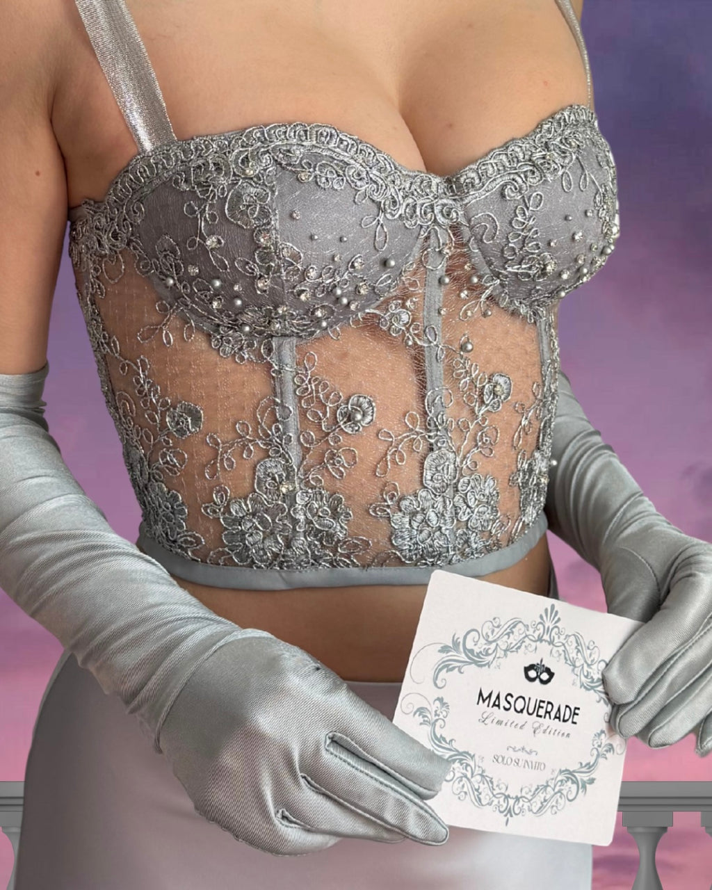 Silver Lady Bustier