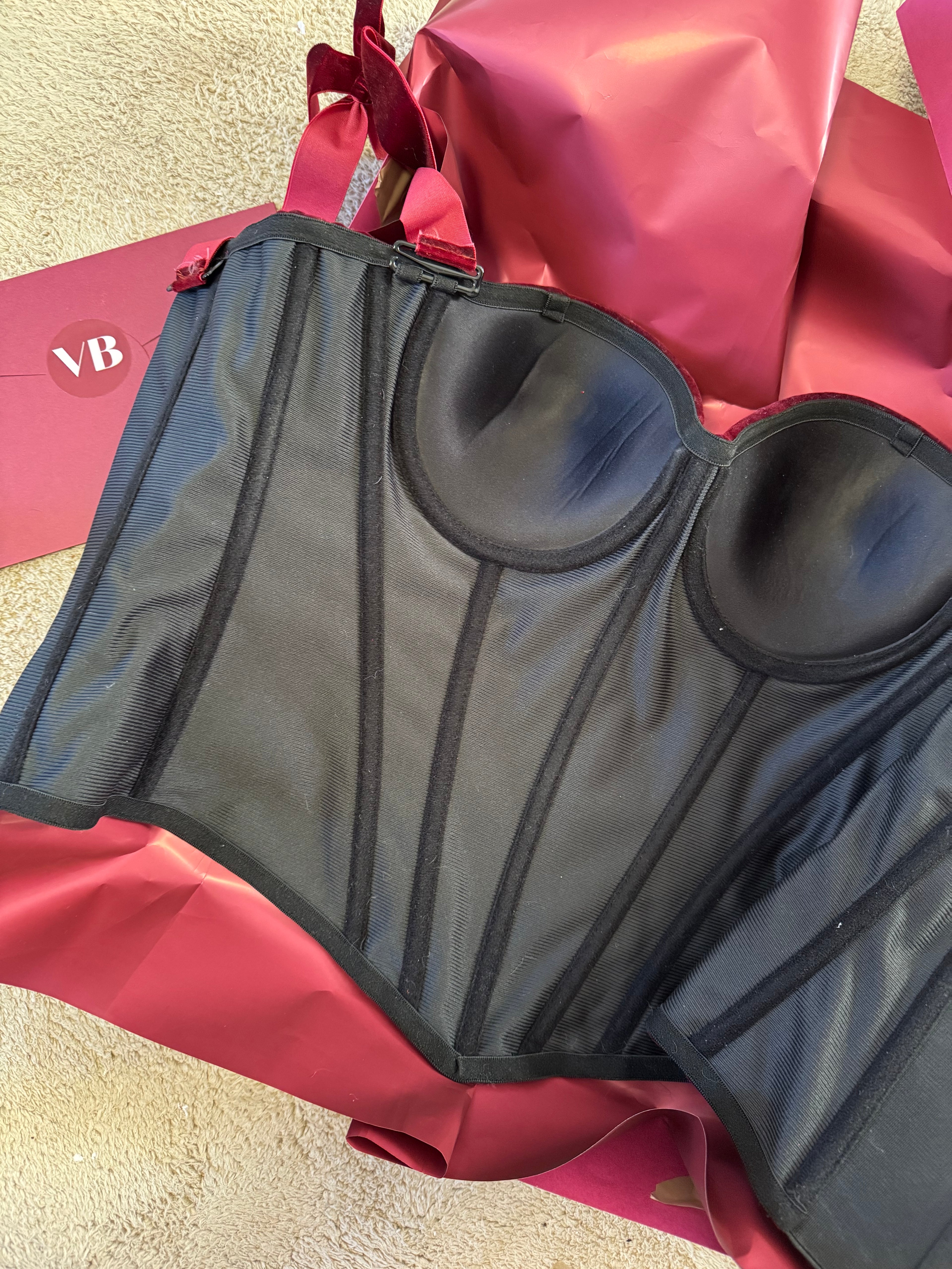 Burgundy Corset 🍇 (in PREORDINE)